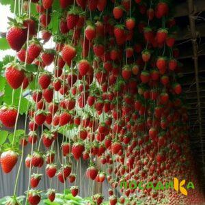 Клубника ампельная Анастасия купить по цене от 370р. в интернет-магазине «Посадика» с доставкой почтой в в Исилькулье и по всей России – [изображение №1].