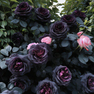 Роза Черная купить по цене от 450р. в интернет-магазине «Посадика» с доставкой почтой в в Исилькулье и по всей России – [изображение №1].